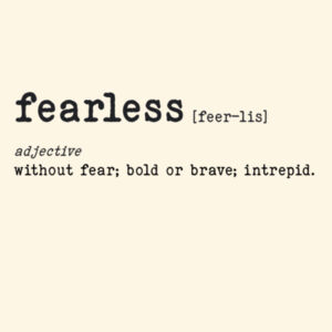 FEARLESS - Tote Bag Design