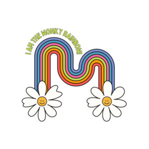 Wonky Rainbow - Kids T-Shirt Design