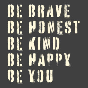 BE BRAVE - Stonewash Bandana Design