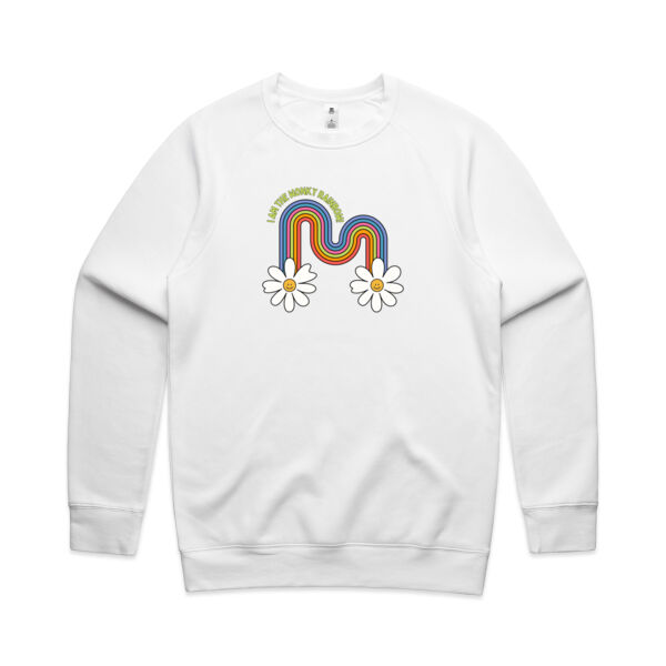 Wonky Rainbow - Unisex Crewneck Sweatshirt Thumbnail