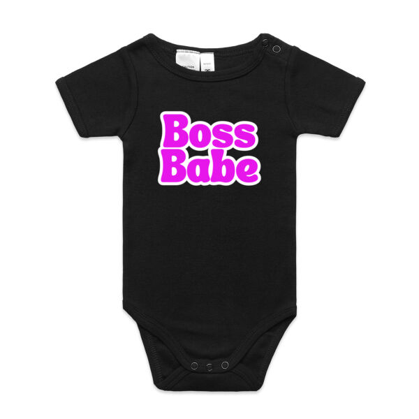BOSS BABE - Infant Mini Me One-Piece Thumbnail