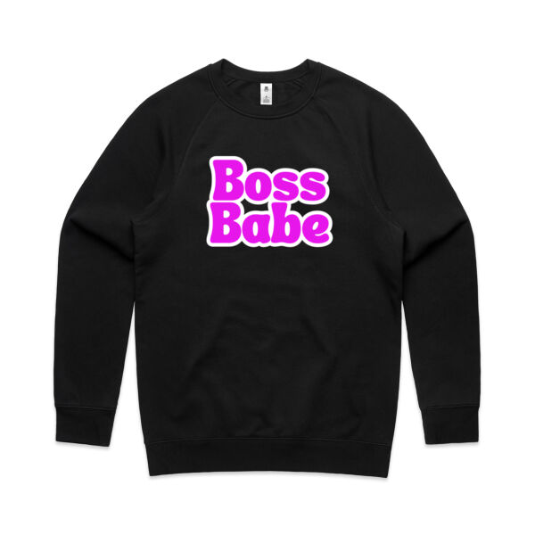 BOSS BABE -  Unisex Crew Neck Sweatshirt Thumbnail