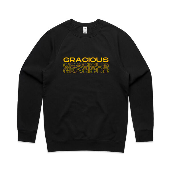 GRACIOUS - Unisex Crew Neck Sweatshirt Thumbnail